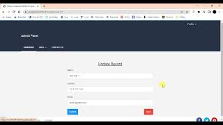Angular js with .net MVC basic CRUD project