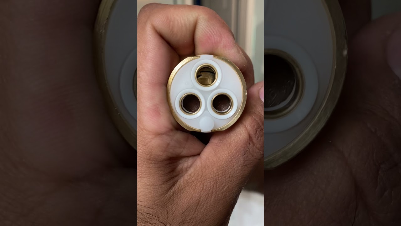 Delta brass diverter cartridge 3 function