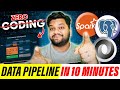 How To Create DATA PIPELINE Without CODING In FEW CLICKS??🔥Data Engineer|Data Scientist|Data Analyst