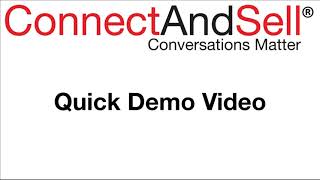 ConnectAndSell Demo -  80 Seconds