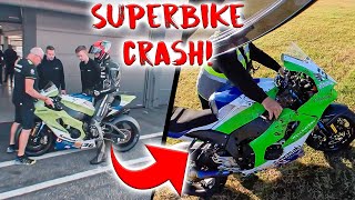 Ich crashe 100.000€ IDM Superbike! 😰