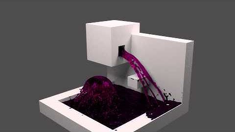 Blender Fluid Simulation Test 2