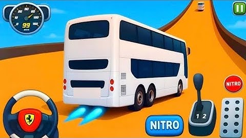 Crazy Bus Mega Ramp Onmogelijke Ramp | Bus Stunt Tracks Racing 3D Gameplay 🎮🔥