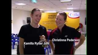 Know your partner: Kamilla Rytter Juhl and Christinna Pedersen