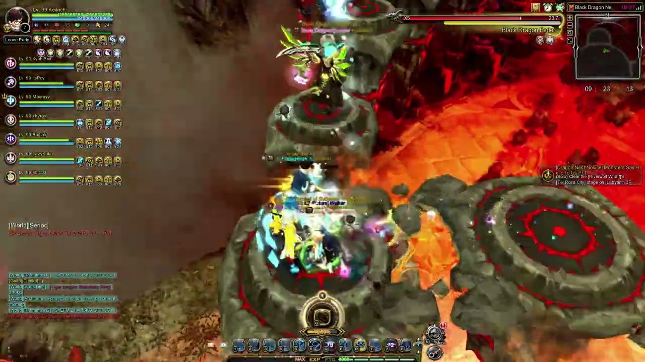 Black Dragon Nest Feder Basher run (from 50% drags)  Grandmaster POV 