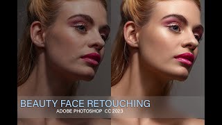 adobe photoshop 2023 tutorial  face beauty retouching screenshot 1