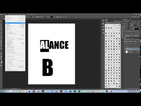 Stacking / Arranging Typography into Design in Adobe Photoshop CC Stacking / Arranging Typography into Design in Adobe Photoshop CC