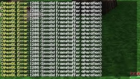 How to solve Opengl error 1286 in minecraft optifine under 1 minute 100% working
