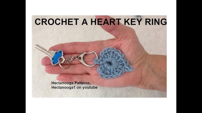 CROCHET BLUEBERRY STITCH WRISTLET KEY CHAIN, #2944 (lanyard or