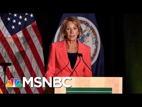 Video: Security For Education Secretary Betsy Devos Costing Taxpayers