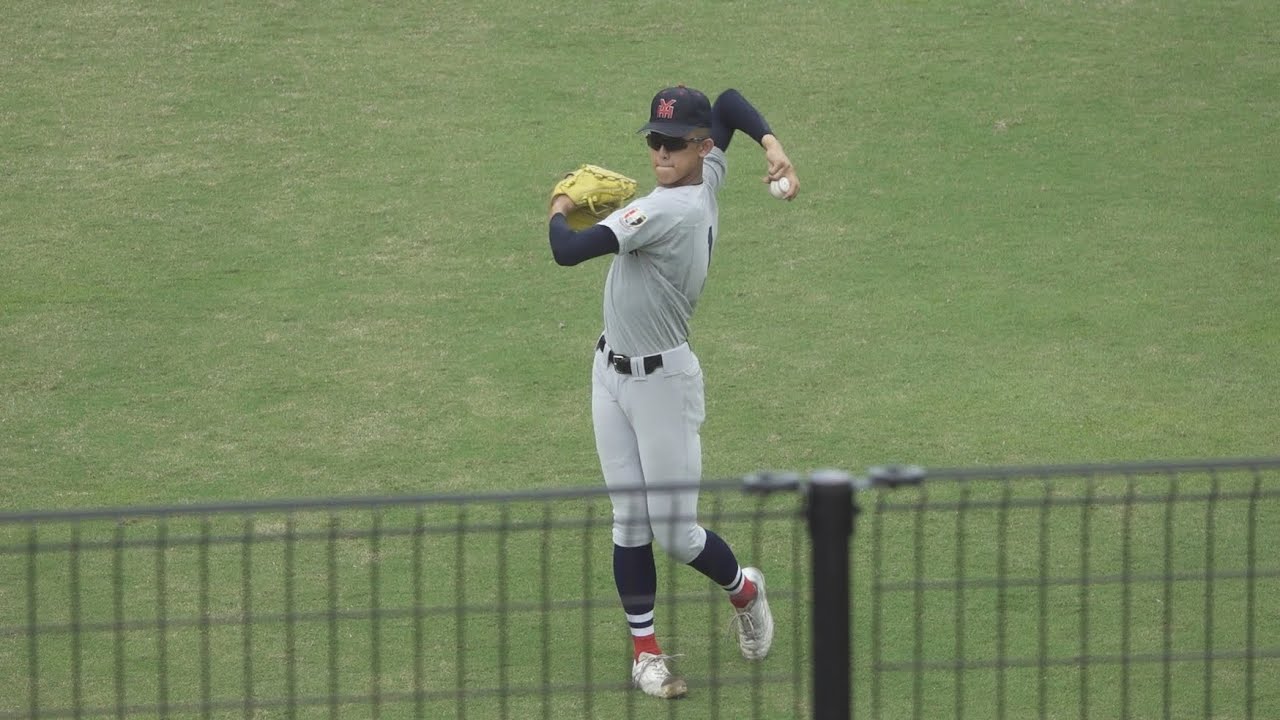 横浜高校《 織田翔希の試合前キャッチボール風景 投手陣 》準決勝