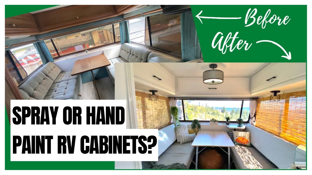 Spray Or Hand Paint RV Cabinets YouTube spray-or-hand-paint-rv-cabinets-youtube