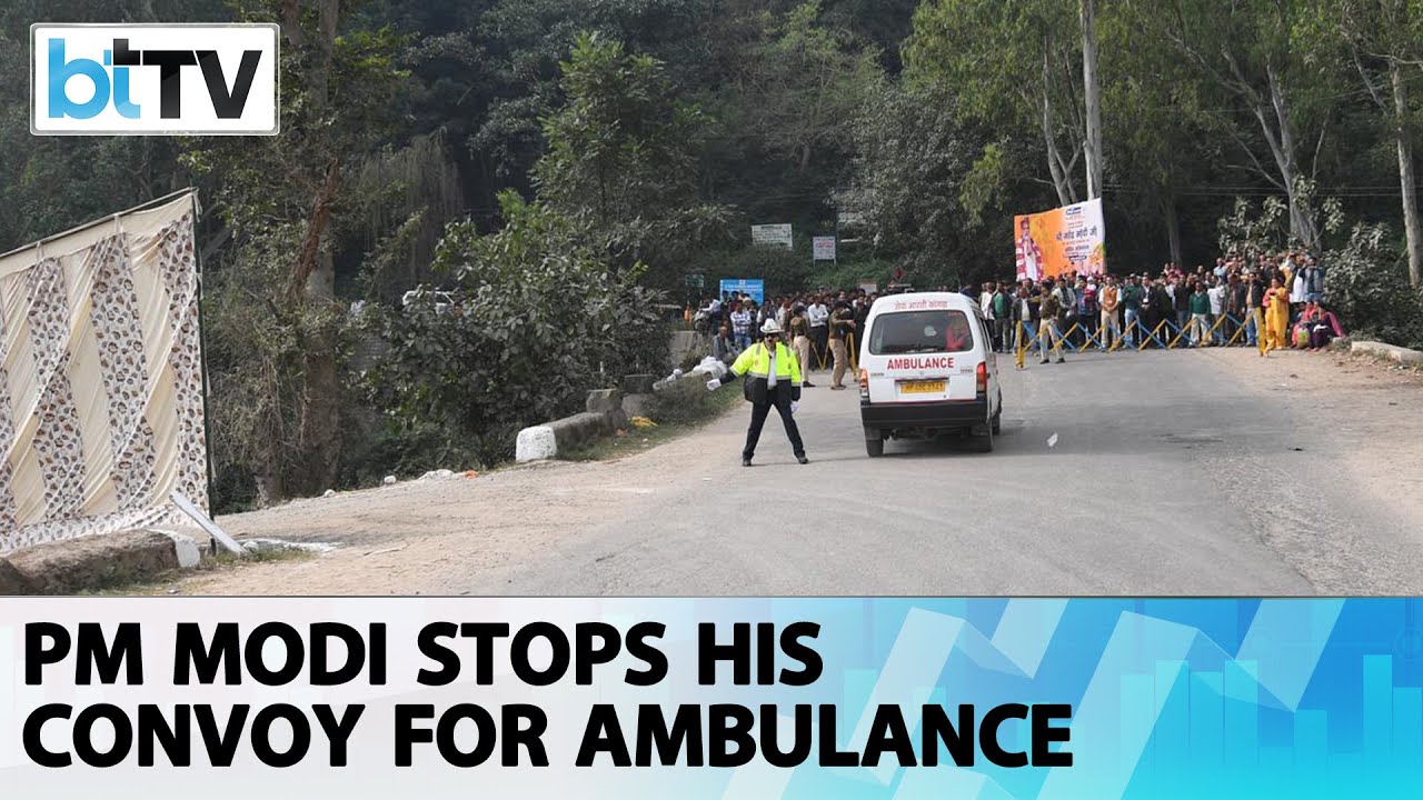 Watch: PM Narendra Modi Stops His Convoy To Let Ambulance Pass In Varanasi