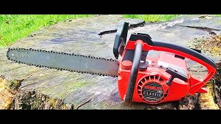Watch this Old Homelite Chainsaw start and run Vintage 200 Classic is a screamer