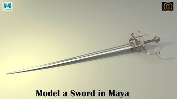 Autodesk Maya | Model a Sword in maya | M#1
