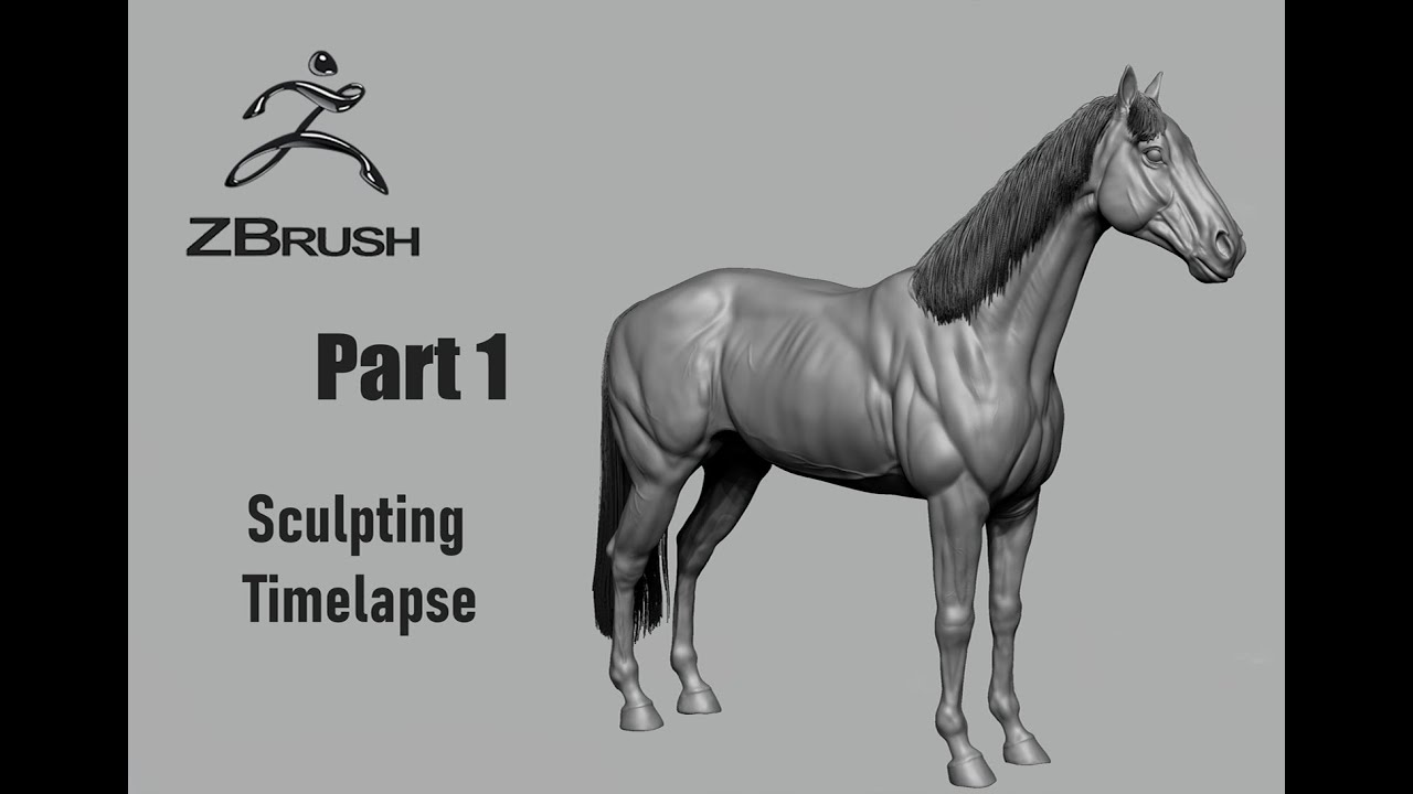 horse mane brush zbrush