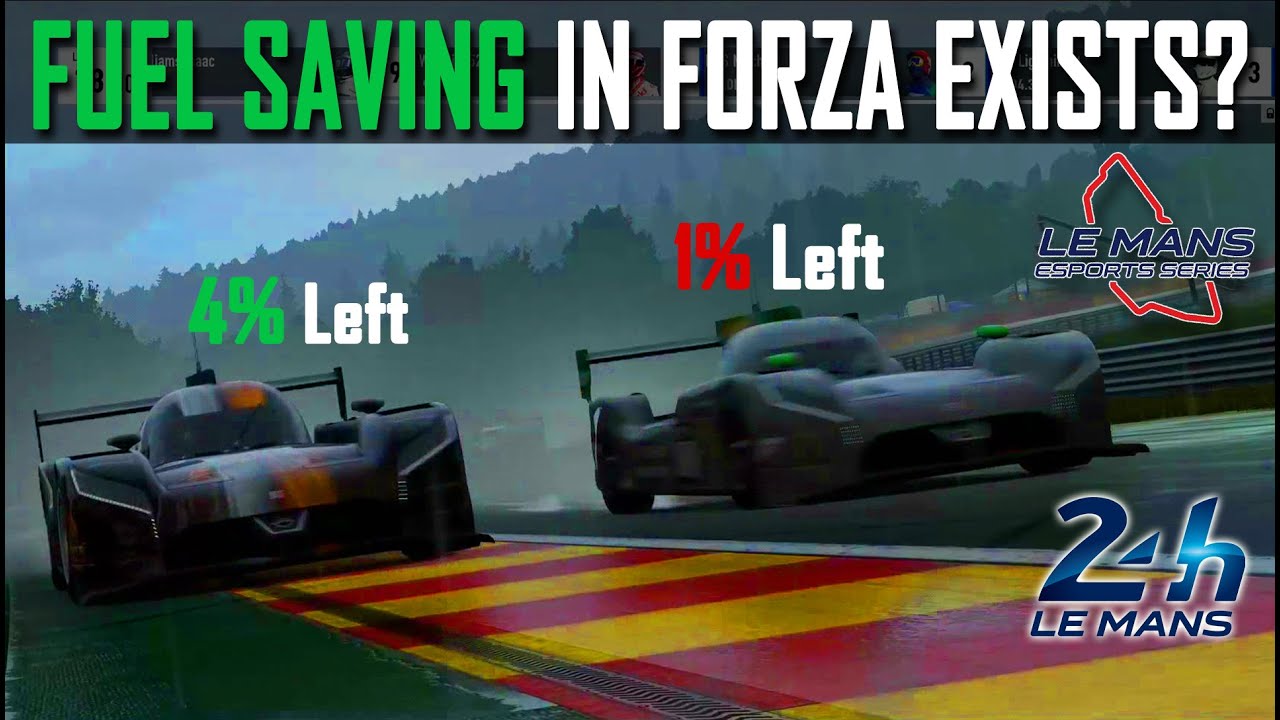 Forza 7: 4 FUEL SAVING Tricks used in the Le Mans Esports Series Finals