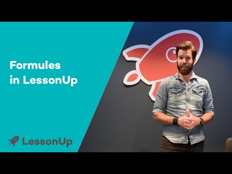 Formules in LessonUp