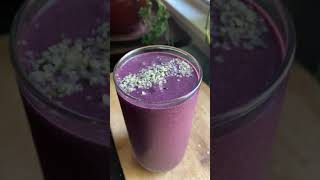 Delicious Hemp & Blueberry Smoothie