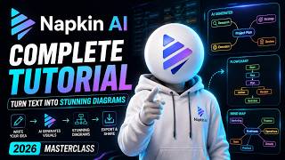 🤯 Napkin AI Complete Tutorial (2026) | Turn Text Into Stunning Diagrams with AI 🚀