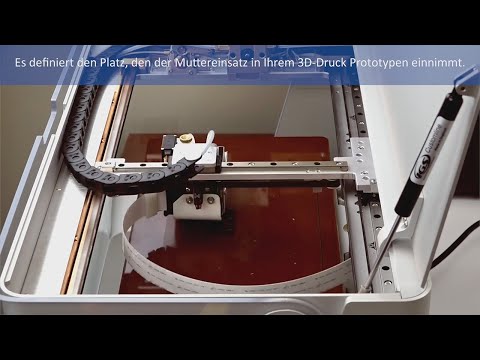 3D Druck Prototypen mit 3DP Muttereinsatz [GERMAN]