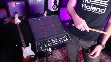 Using the Roland SPD-SX for click and backing tracks