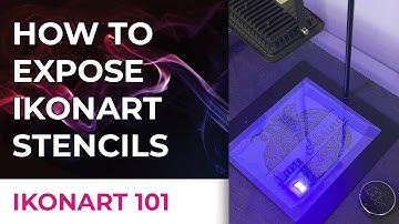 How To Expose Ikonart Stencils | Ikonart 101