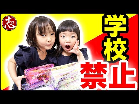 【学校】筆箱・カバンの中身！禁止のふでばこと保育園では使えない文房具を紹介します！毎日通園でもっていく保育園バッグのなかみも【ココロマンちゃんねる】
