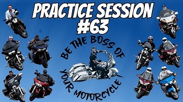 Practice Session #63 - Advanced Slow Speed Motorcycle Riding Skills (With CHAPTERS)
