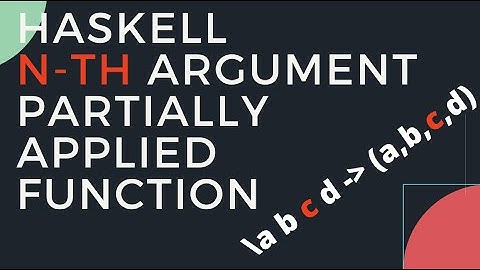 haskell partially applied function to n-th argument