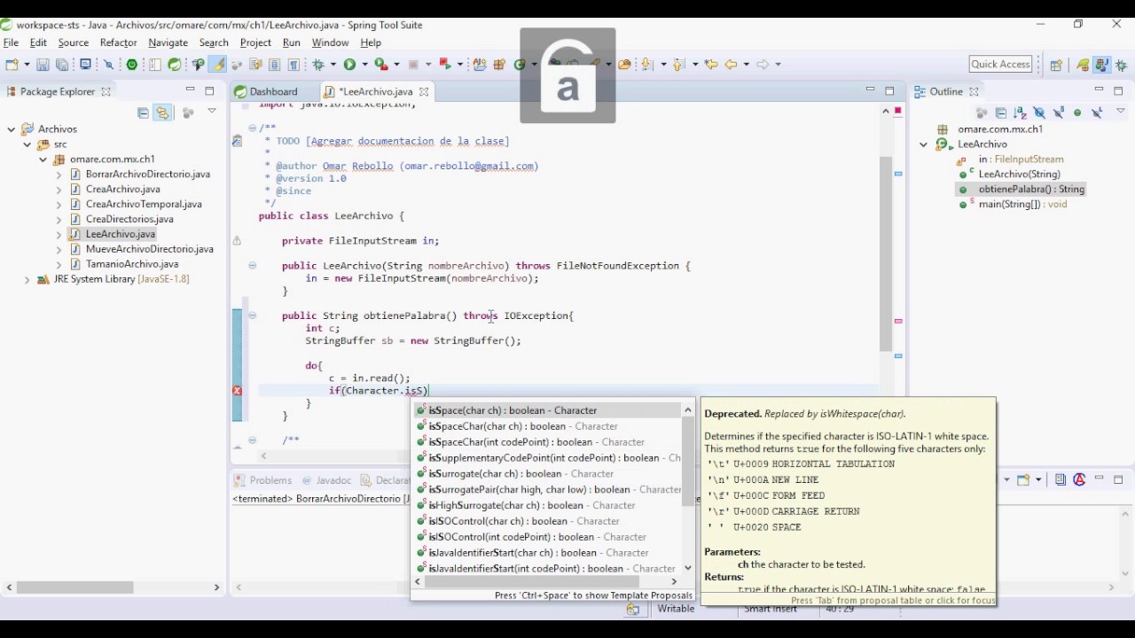 Programacion Java - Leer palabra en archivo - YouTube