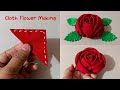 Diy how to make an adorable fabric rose flower  in just 5 minutes  diy flower