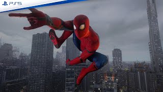 Tom holland spiderman suit : swinging with music - [ SPIDER-MAN 2 INSOMNIAC ]