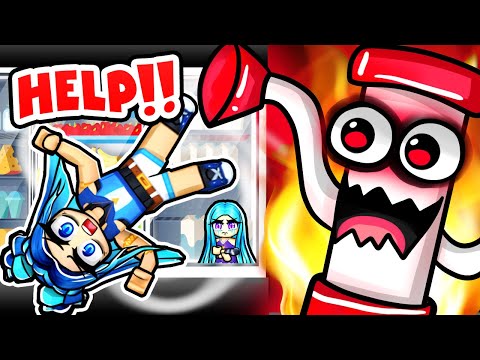 We Re LOCKED In Roblox Panik Supemarket