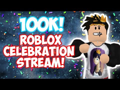 100k Roblox Celebration Stream Bloxburg Meep City More Youtube