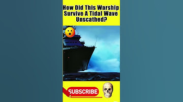 Tidal wave crashes 🙄 #scary #scaryocean #northsea