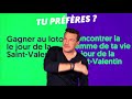 Tu préfères ? Spécial Saint-Valentin avec Benjamin Castaldi (exclu vidéo)