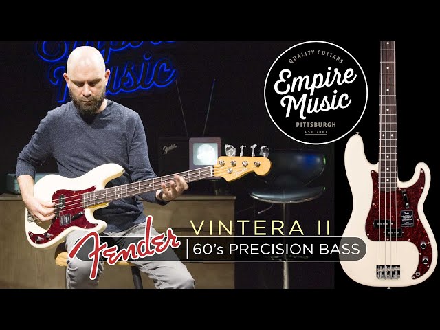 Бас-гитара FENDER VINTERA II '60S PRECISION BASS OLYMPIC WHITE