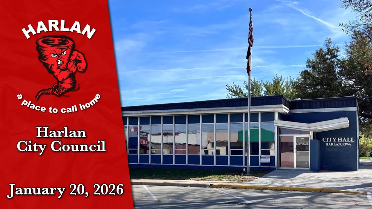 Harlan City Council Meeting - 1/20/26