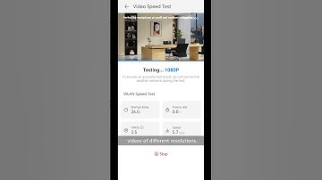 Testing the Video Speed