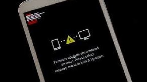 SOLUTION !!! Firmware upgrade encountered an issue. Please select recovery mode in kies & try again.