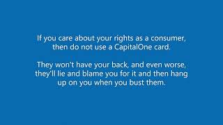 CapitalOne BUSTED lying after dropping the ball on a $6,000+ chargeback case!