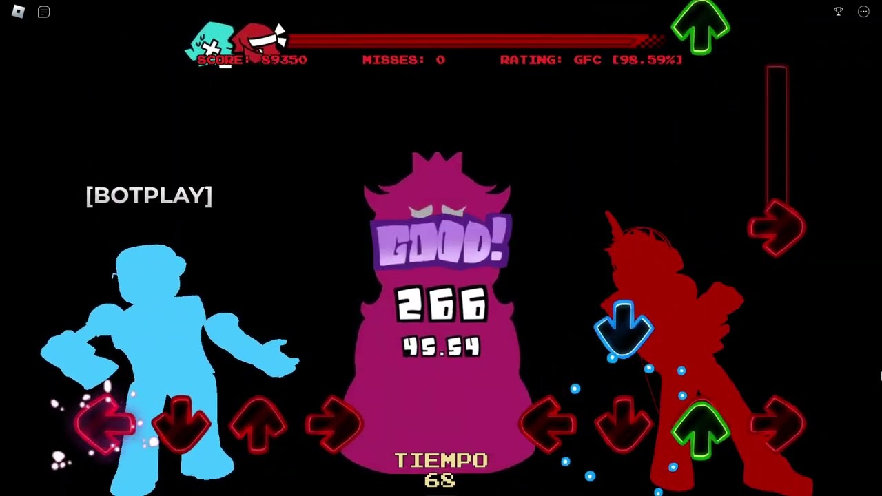 OH GOD NO (97.28%) - Mario Madness v2 | PROYECT: AFTERNIGHT - ROBLOX | 2 Misses (Right side)