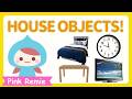 【こども英会話】お家の中のものを英語で言ってみよう!| House Objects in English for Kids