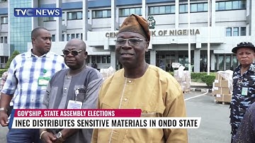 INEC Distributes Sensitive Materials In Ondo State