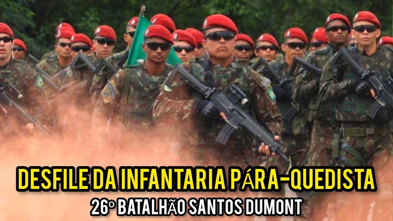 MAIOR MÁQUINA HUMANA DE GUERRA DA RAINHA DAS ARMAS - 26º BATALHÃO DE INFANTARIA PARAQUEDISTA 🇧🇷