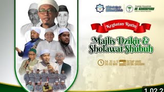 LIVE RUTINAN MAJELIS DZIKIR DAN SHOLAWAT SUBUH DI KEDIAMAN MAS ROHMAN HADRAH BULU