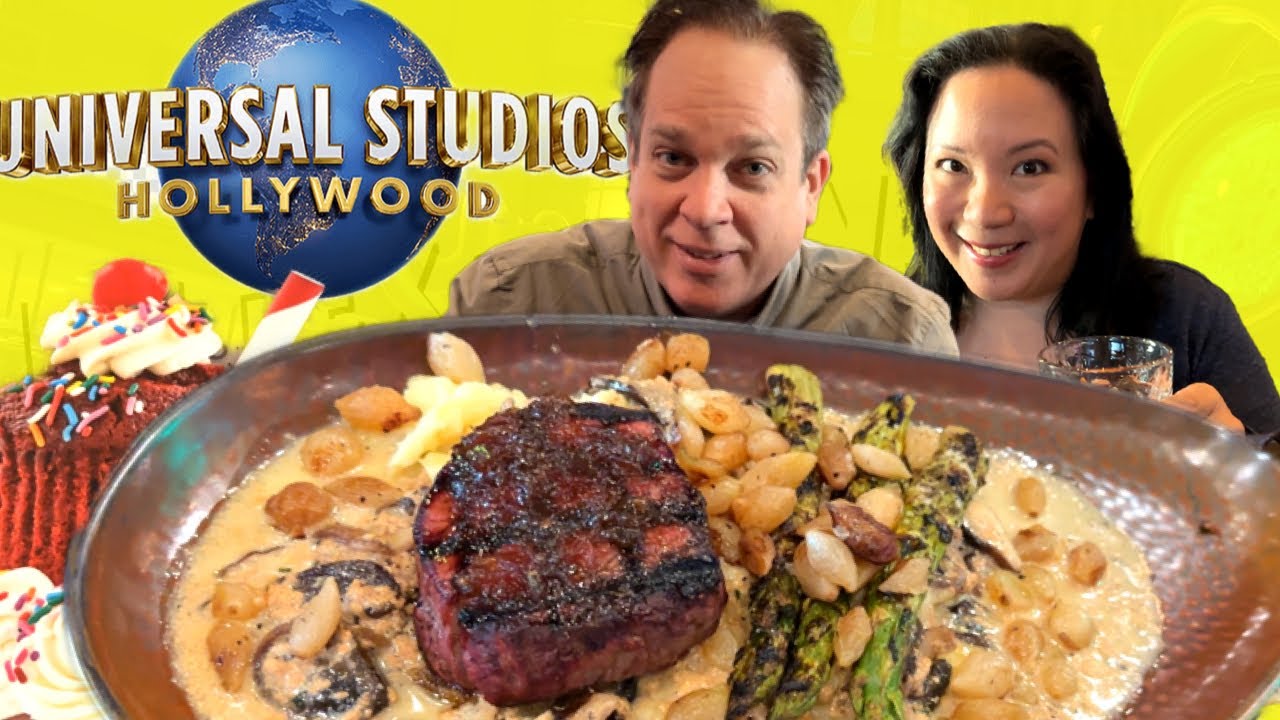 I Ate the Most EXPENSIVE Steak at Universal Studios Hollywood Toothsome Chocolate Emporium 🥩