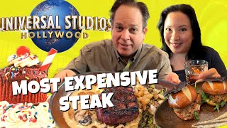 I Ate the Most EXPENSIVE Steak at Universal Studios Hollywood Toothsome Chocolate Emporium