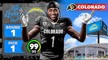 Trading Up to #1 for Colorado's Phenom in NFL Draft! Chargers Season 3